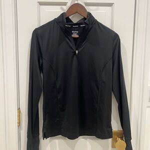 Peloton Black Long Sleeve Classic Crew Neck Top Women's Size S